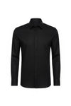 Bradfield Tuxedo Linen Shirt - Black